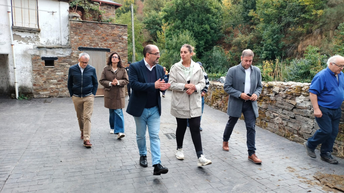 Imagen: Marco Morala, en su visita a Bouzas