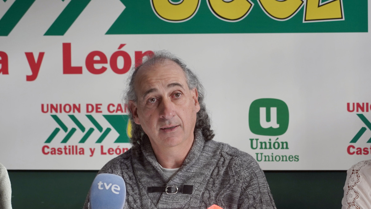 Imagen: El coordinador regional de la Unión de Campesinos de Castilla y León, Jesús Manuel González Palacín, hace balance sobre el año agroganadero. Imagen: ICAL
