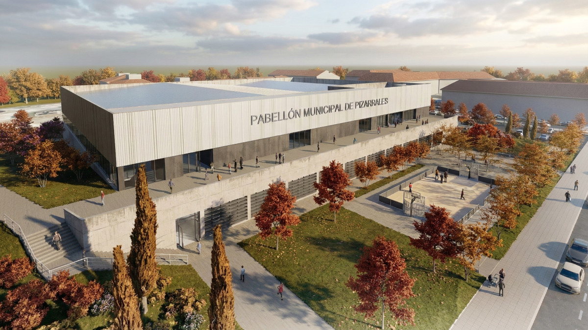 Imagen: Recreación del nuevo Pabellón de Pizarrales