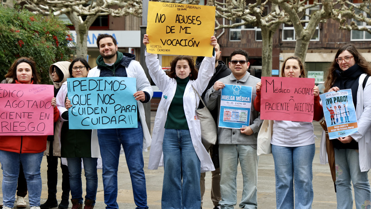 Imagen: Archivo ICAL. Huelga de médicos en León