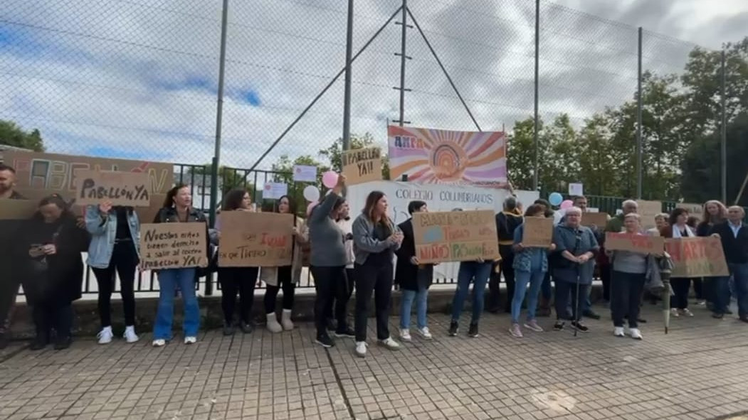 Imagen: Manifestación en Columbrianos