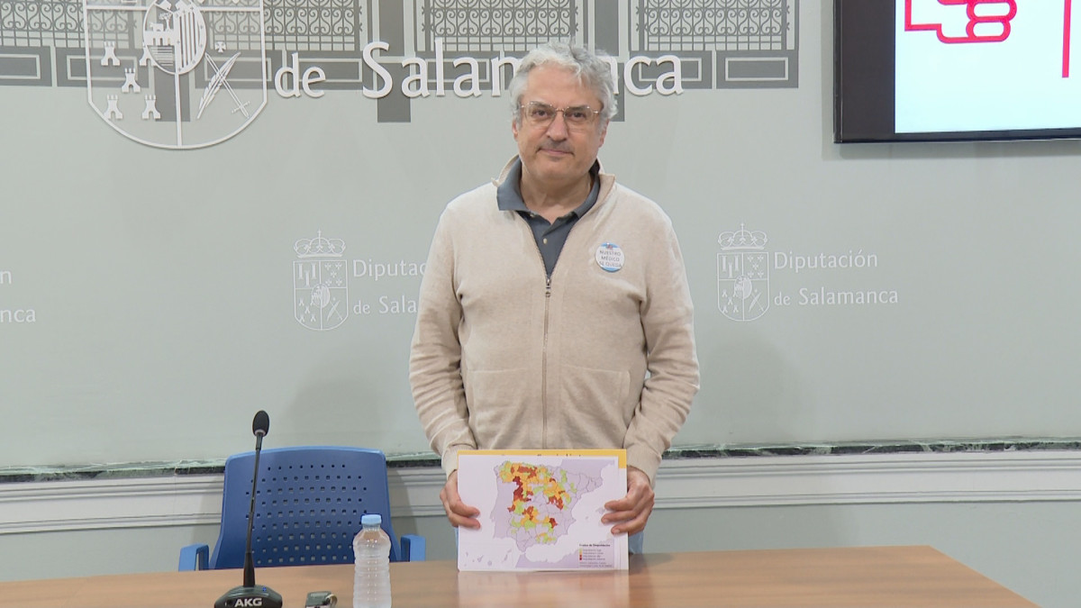 Imagen: Fernando Rubio, portavoz del PSOE en la Diputación de Salamanca.