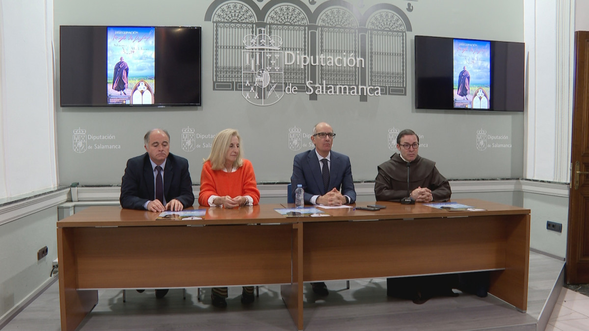 Imagen: Un momento de la rueda de prensa de la presentación de las jornadas.