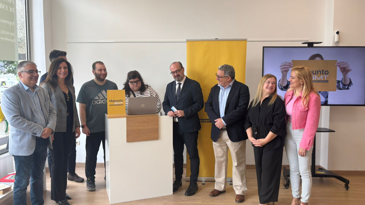 Imagen: Presentación del proyecto de Asprona