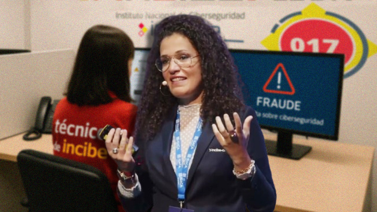 Imagen: Técnico de Incibe trabajando en su oficina de León, atendiendo consultas sobre fraudes y ciberseguridad.