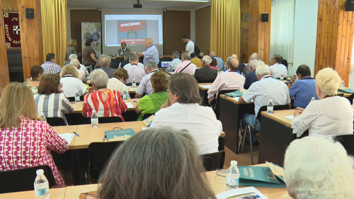 Imagen: Aula de la Universidad de la Experiencia en Salamanca