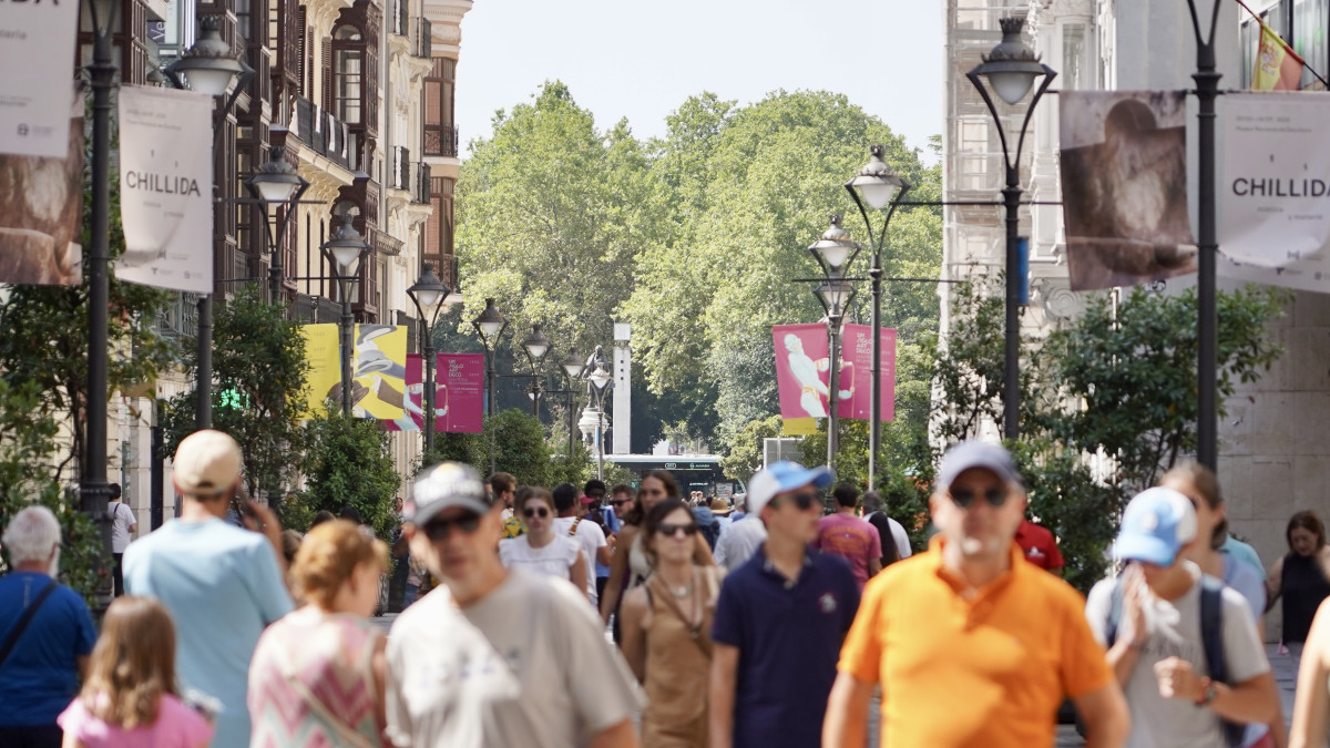 Imagen: ICAL. Vista de una céntrica calle de Valladolid.