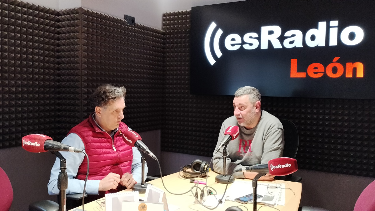 Imagen: Fernando de Jorge de Seguros Fersec León, durante la entrevista en el programa Manos Arriba