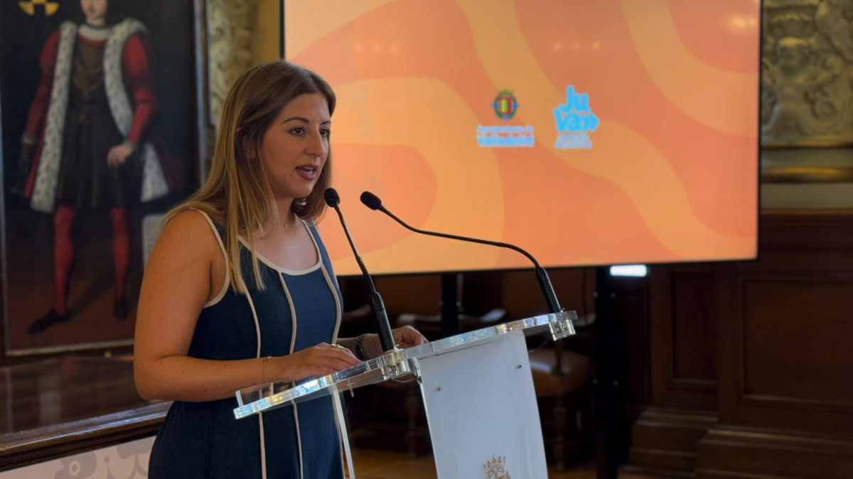 Imagen: Ayuntamiento de Valladolid. La concejala de Juventud, Carolina del Bosque, hace balance de las actuaciones de su departamento en el pasado año.