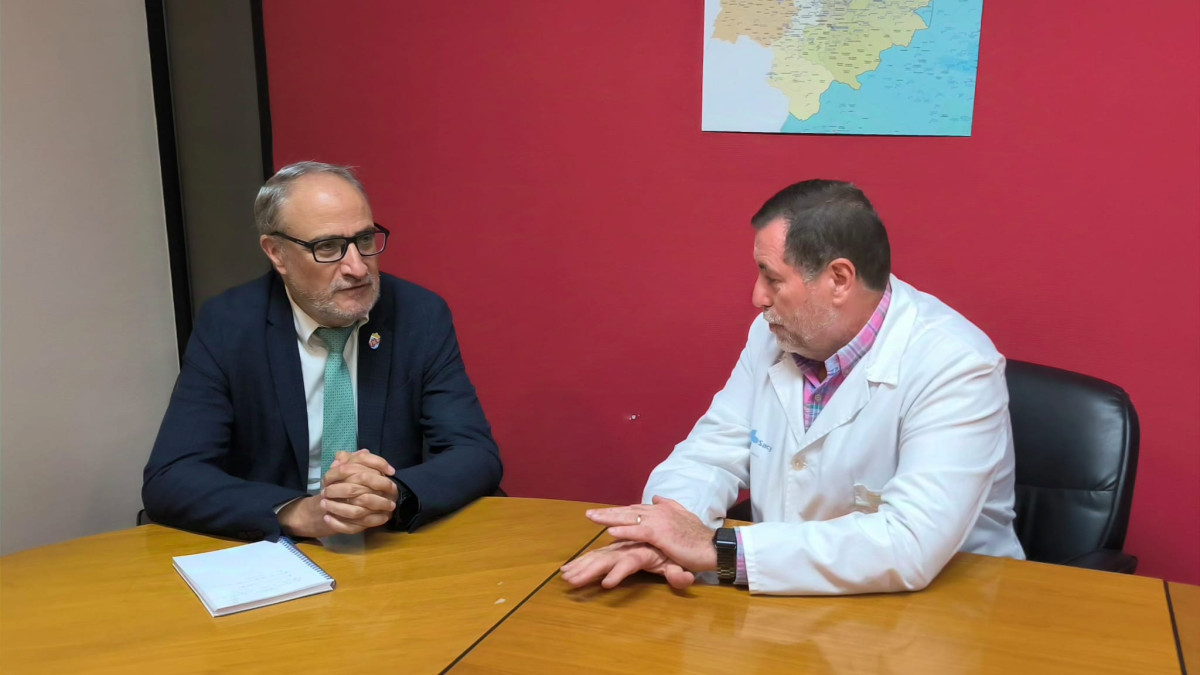 Imagen: Reunión entre Olegario Ramón y Juan Ortiz de Saracho