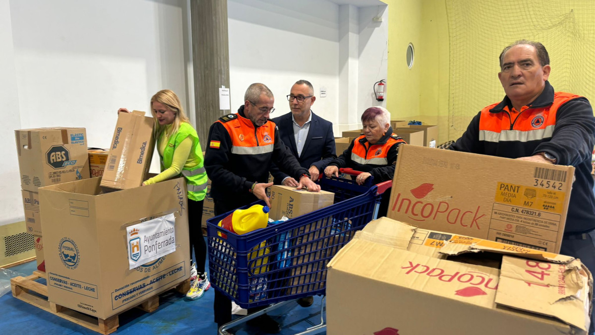 Imagen: Recogida de donaciones para Valencia