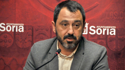 Imagen: En la imagen, el concejal de Hacienda del Ayuntamiento de Soria, Javier Muñoz. 