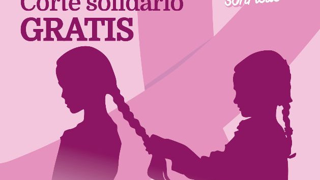 Imagen: Cartel anunciador de la campaña solidaria ‘Tu Pelo Vale un Tesoro’.