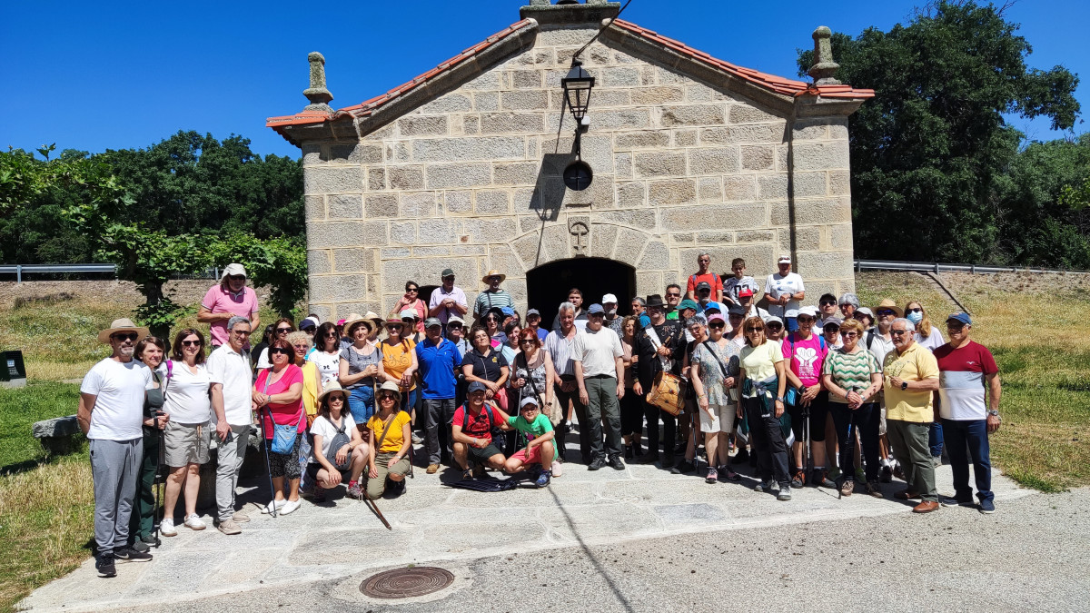 Imagen: Numerosas personas participaron en la ruta realizada en la localidad de Sorihuela