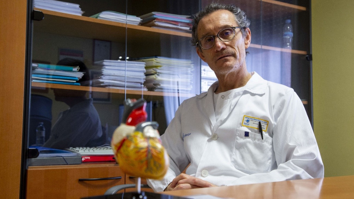 Imagen: SACYL. El Doctor José Alberto San Román, jefe de cardiología del Hospital Clínico de Valladolid.