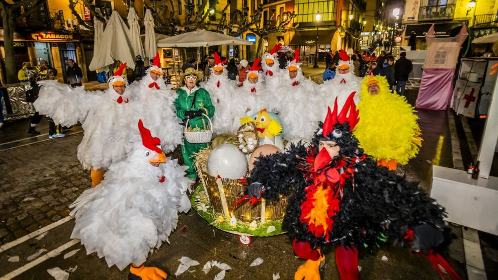 Imagen: La imaginación en los disfraces es protagonista en el Carnaval de Soria. 