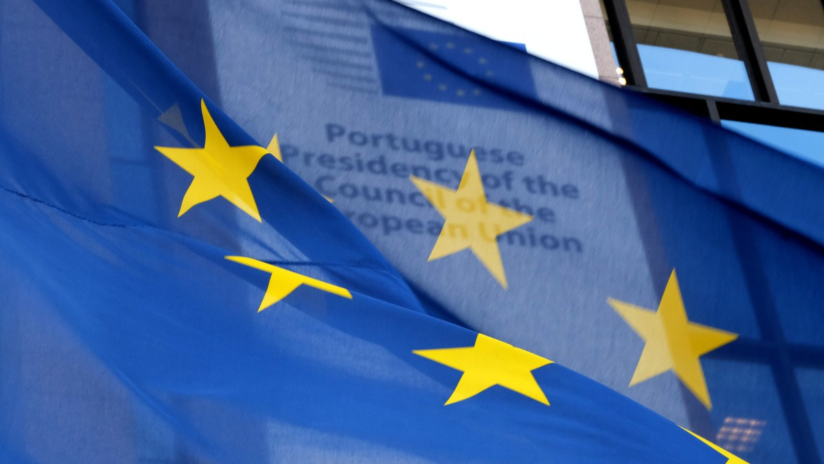 Imagen: Unión Europea. Imagen de archivo de la bandera de la Unión Europea.