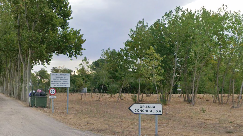 Imagen: Google maps. Instalaciones 'Granja Conchita' en Herrera de Duero (Valladolid).