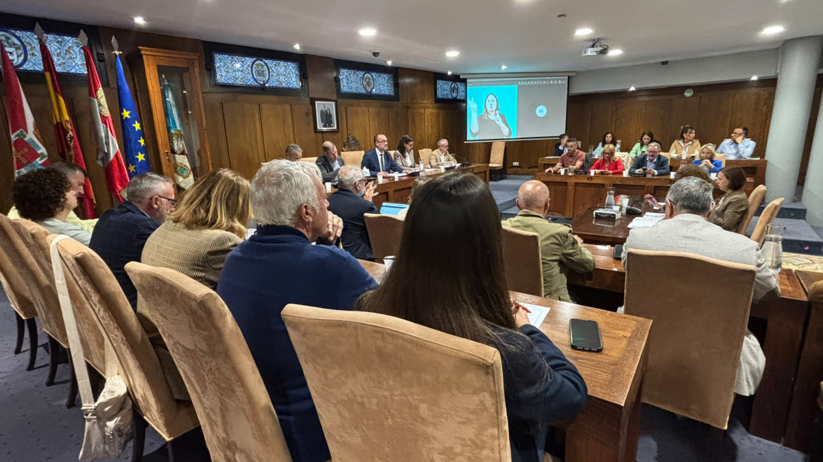 Imagen: Votación del pleno del Ayuntamiento de Ponferrada