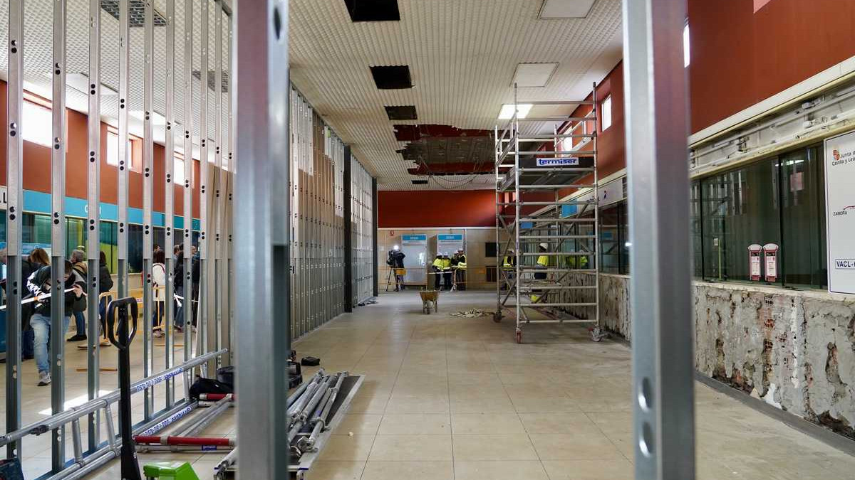 Imagen: ICAL. Obras de la estación de autobuses de Valladolid.