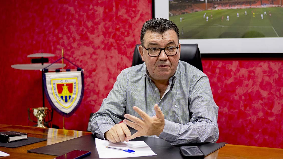 Imagen: Patricio de Pedro, presidente del CD Numancia