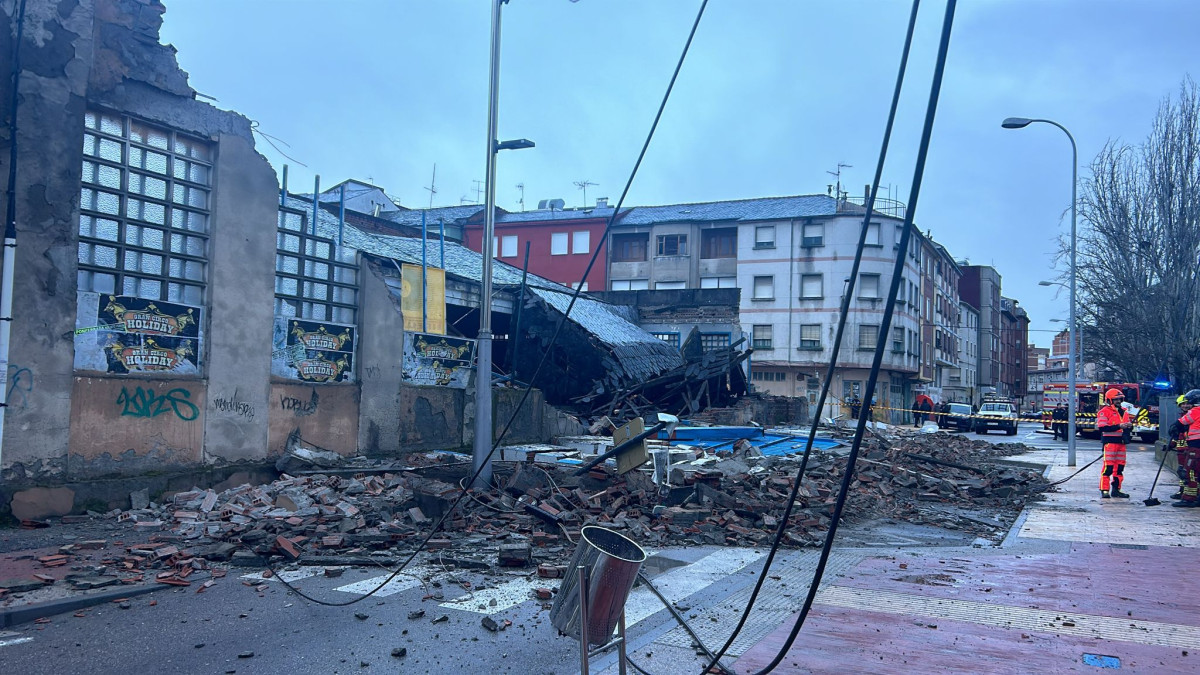 Imagen: Imagen del derrumbe