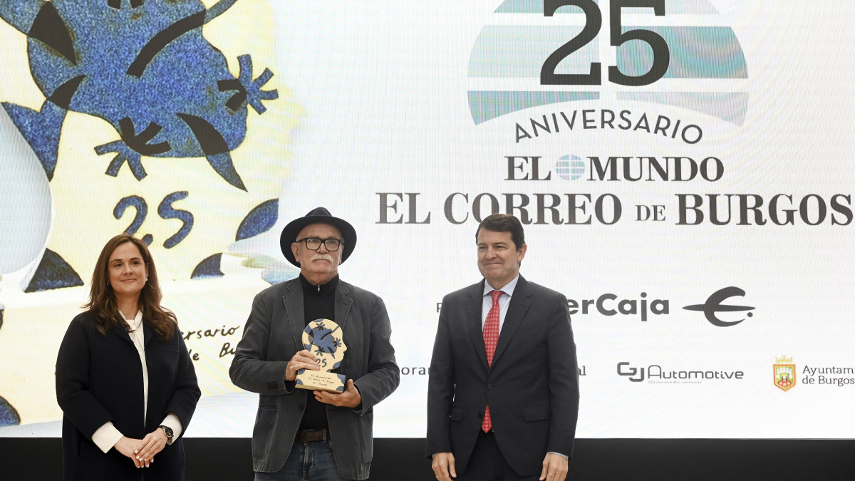 Imagen: Ricardo Ordóñez - El presidente de la Junta de Castilla y León, Alfonso Fernández Mañueco, clausura el acto de celebración del 25 aniversario de ‘El Correo de Burgos-El Mundo’