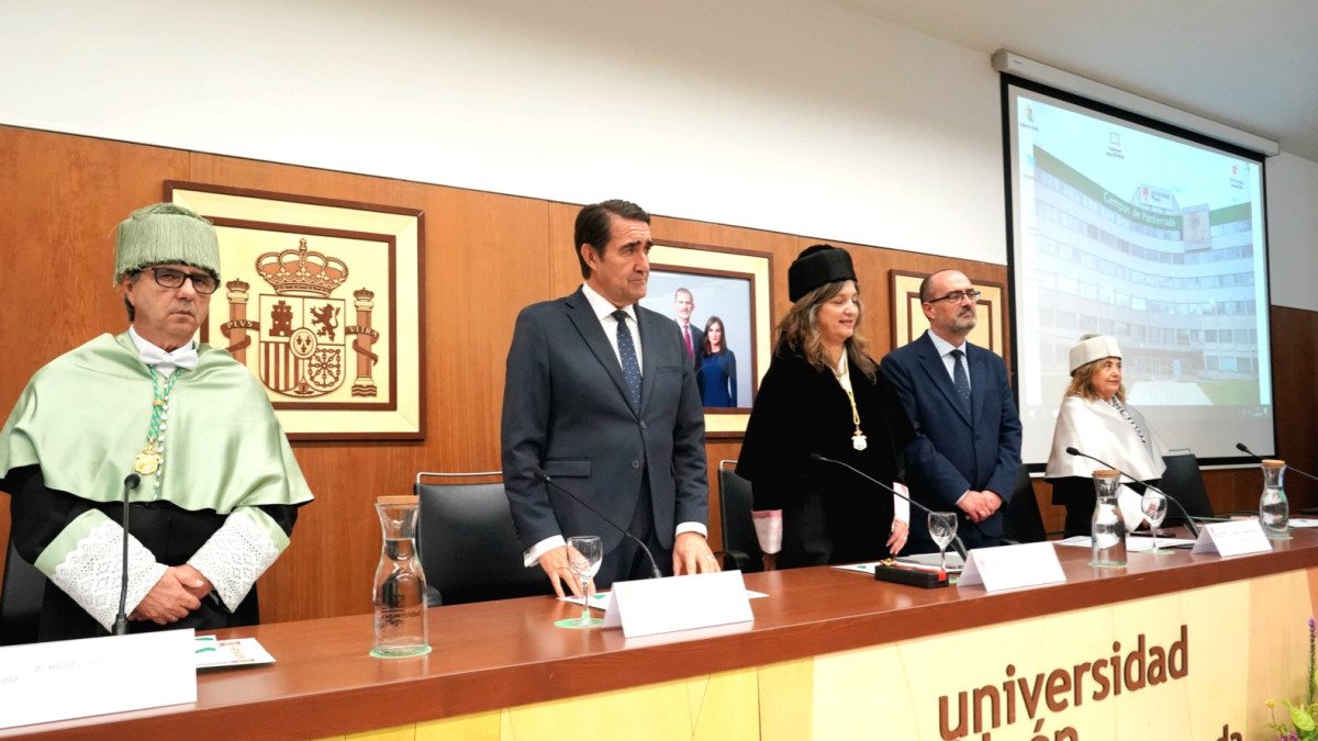 Imagen: Inauguración del curso en el Campus de El Bierzo