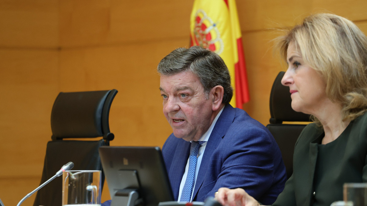 Imagen: Junta de Castilla y León. El consejero de Presidencia, Luis Miguel González Gago, detalla los presupuestos en su departamento para 2027.