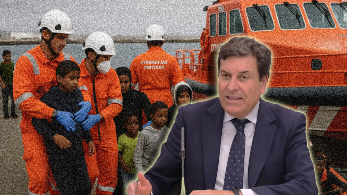 Imagen: Carriedo durante su comparecencia tras el Consejo de Gobierno, defendiendo la inmigración como motor económico para Castilla y León.