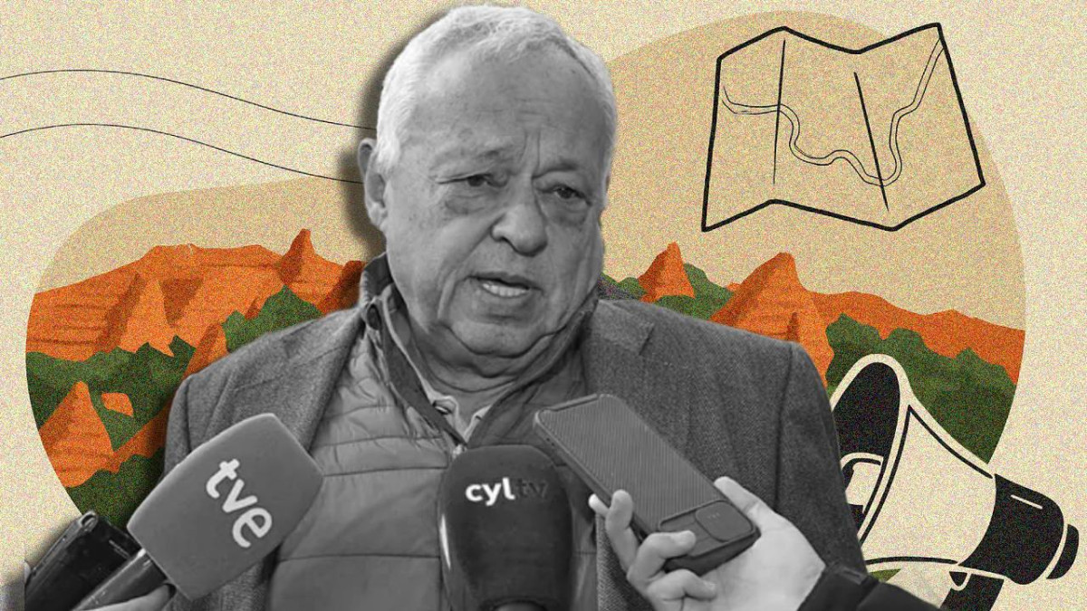 Imagen: Gonzalo Santonja, consejero y delegado para abordar la regeneración de Las Médulas.