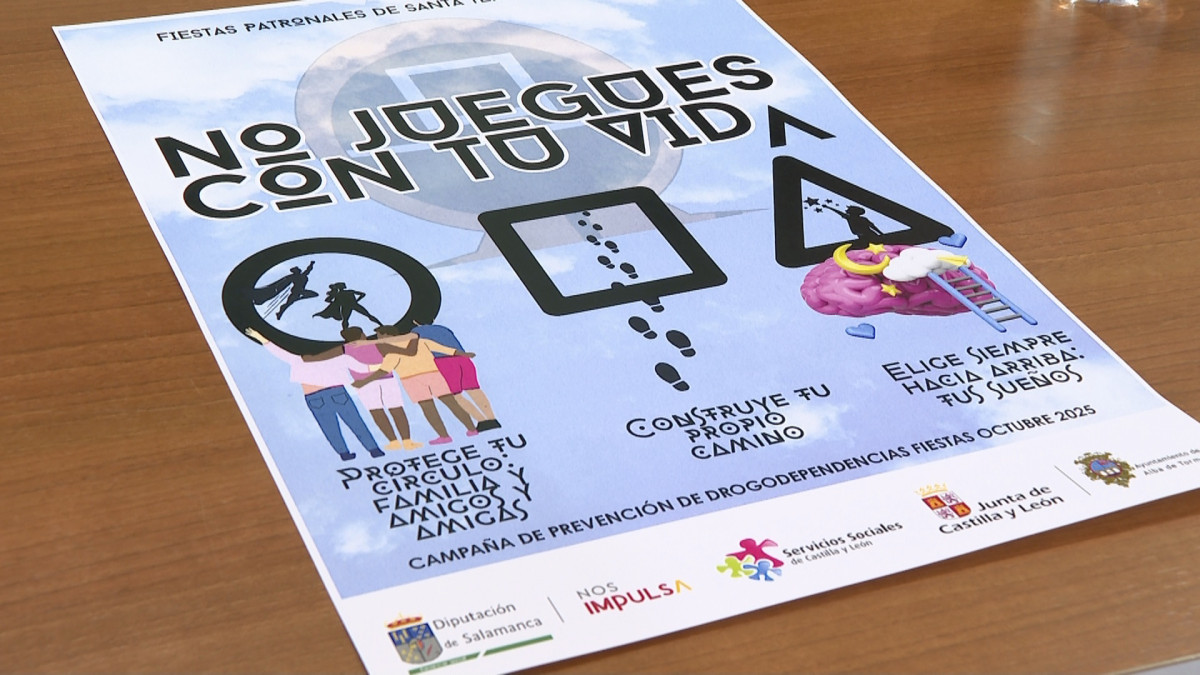 Imagen: Cartel de la campaña del Ayuntamiento de Alba de Tormes y la Diputación de Salamanca