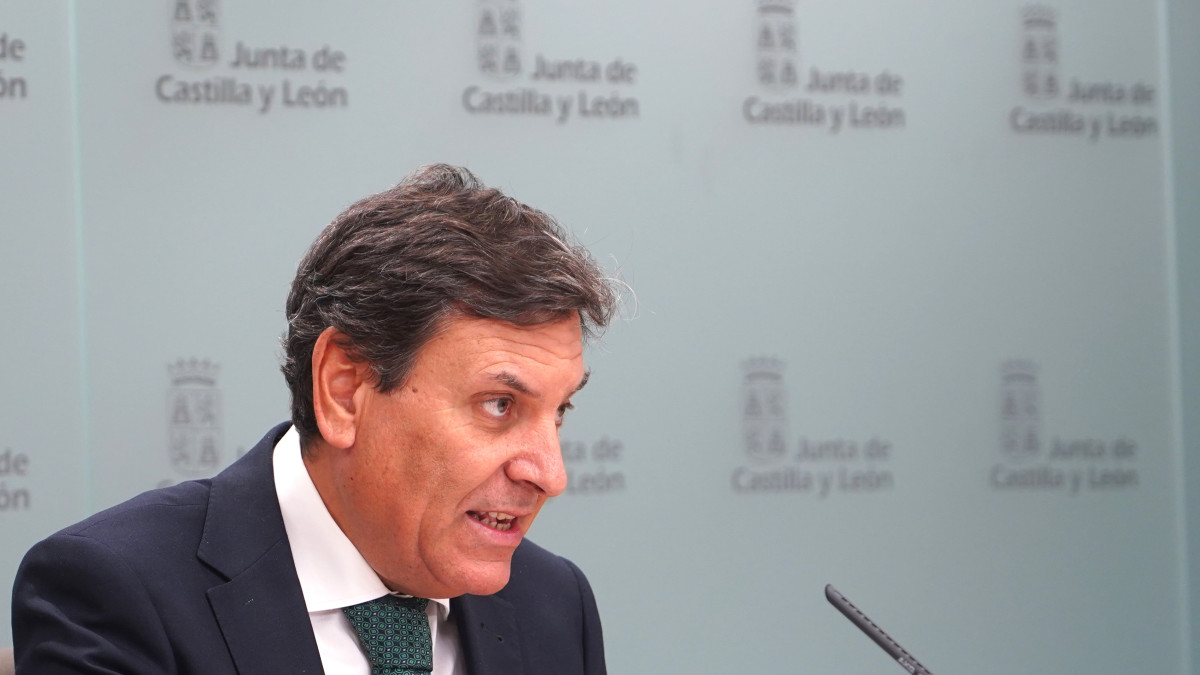 Imagen: ICAL. Consejero de Economía y Hacienda y portavoz de la Junta, Carlos Fernández Carriedo