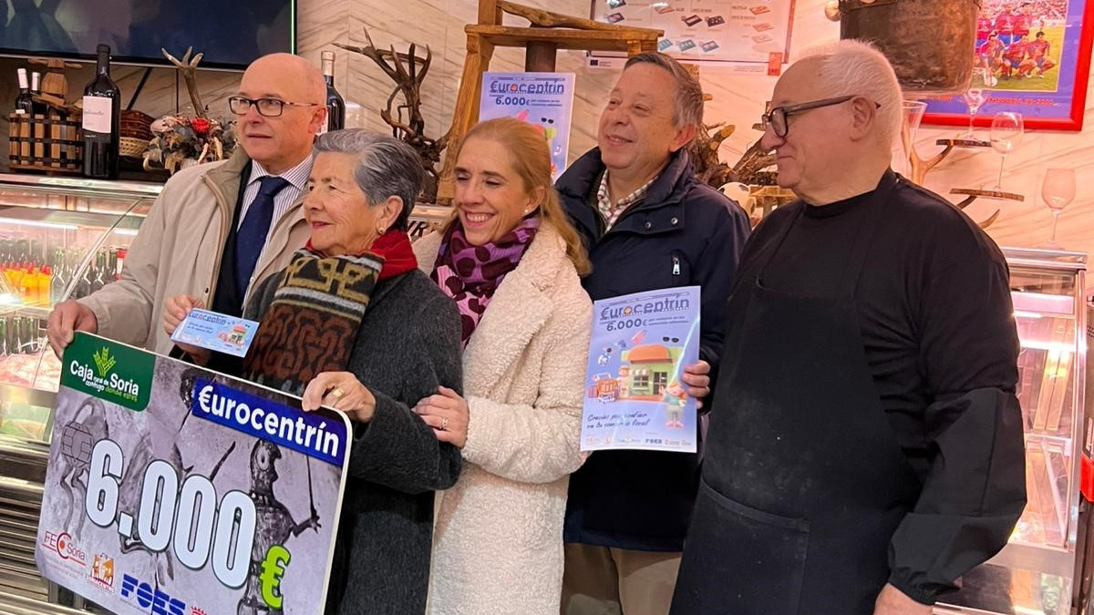 Imagen: Esperanza Marín, ganadora del premio del Eurocentrín. 