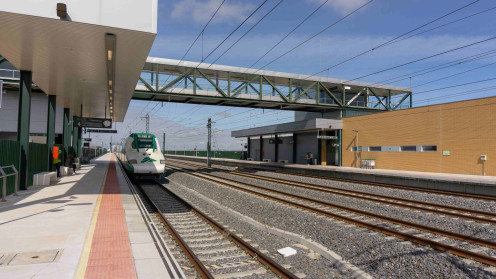 ICAL. Imagen de archivo de la estación de tren de Medina del Campo.