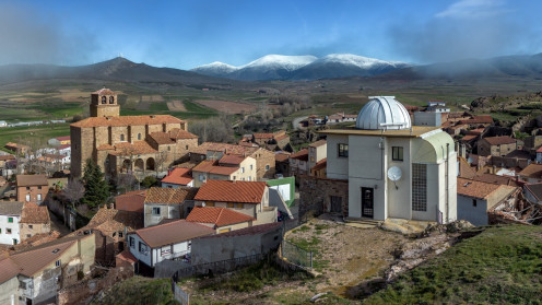 Imagen del Observatorio Astronómico El Castillo en Borobia. 