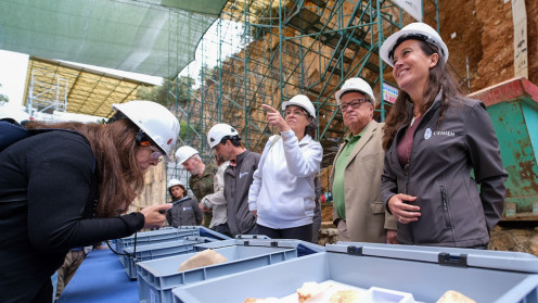 JCYL. El consejero de Cultura, Gonzalo Santonja, visita los yacimientos arqueológicos de Atapuerca (Burgos).