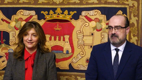 Rectora y alcalde