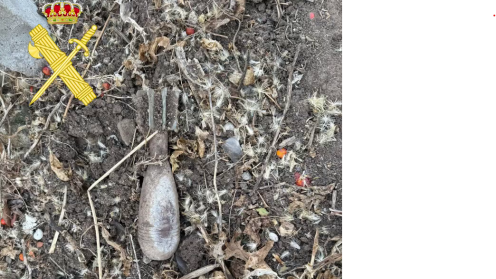 Imagen del artefacto. Guardia CIvil.