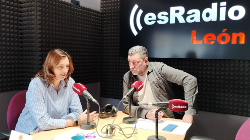 La psicóloga Marta Herreras durante la entrevista en el programa Manos Arriba