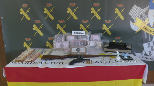 Material incautado por la Guardia Civil en la operación 'Randall'