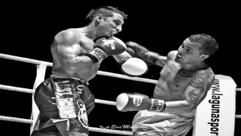 Bernardo con los gusantes de Boxeo