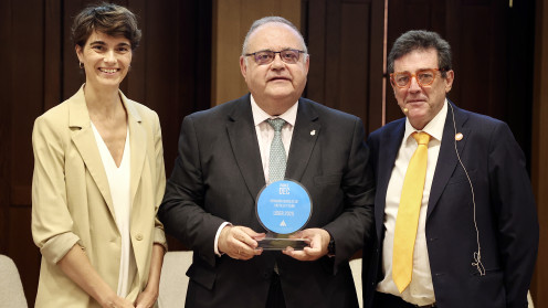 El consejero de Sanidad y Bienestar Social, Alejandro Vázquez Ramos, asiste a los Premios del Índice DEC 2025 de Servicios Sociales | Juan Lázaro / ICAL . 