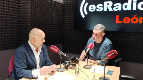 El farmacéutico Javier Herradón durante la entrevista en el programa Manos Arriba