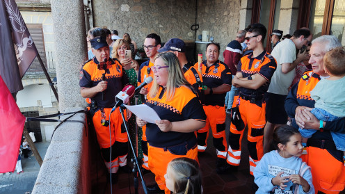 Los voluntarios de la Agrupación de Protección Civil pronunciaron el pregón festivo
