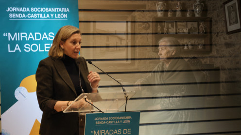 Isabel Blanco, vicepresidenta de la Junta, inaugura la jornada “Miradas de la soledad” donde presentó la nueva plataforma Enac para luchar contra el aislamiento social en Castilla y León.