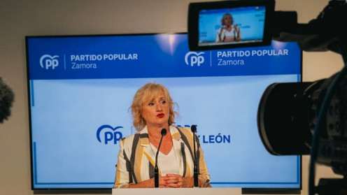 Comparecencia en Zamora de la portavoz del Grupo Parlamentario Popular en las Cortes de Castilla y León, Leticia García | PP CyL.