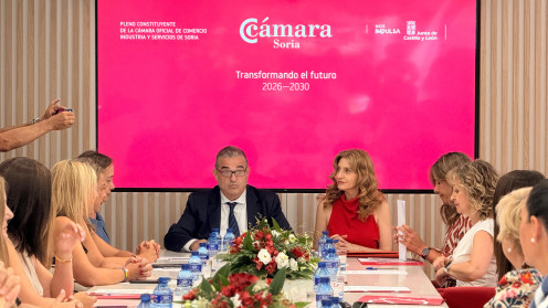 Alberto Santamaría, reelegido presidente de la Cámara de Comercio de Soria.  
