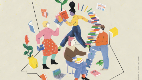 Cartel del Día de las Bibliotecas