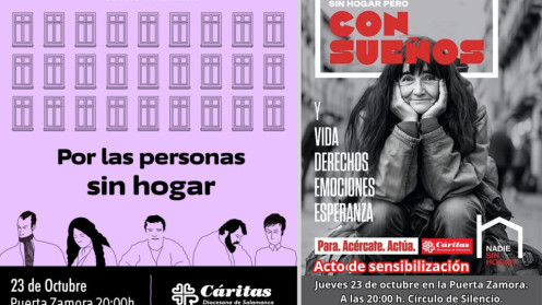 Imagen de la campaña de Cáritas Salamanca